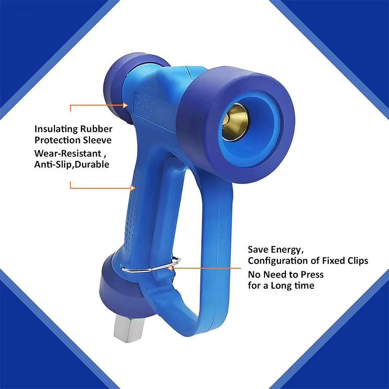 HPCMING Waschpistole RB35 Niederdruckpistole G1/2F in Blau für Garten und Reinigung - Bild 6