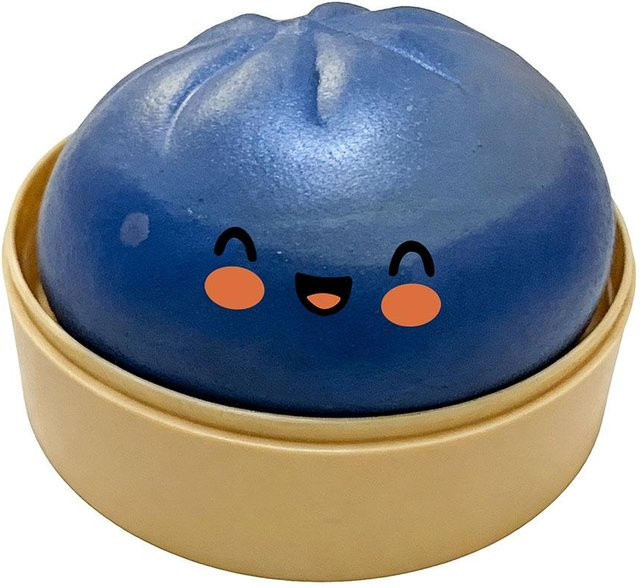 Premium Squishy Dampfbrötchen Knödel Spielzeug, blau - Bild 1