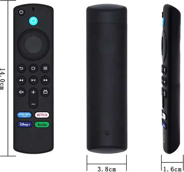 Amazon Ersatzfernbedienung L5B83G für Fire TV Stick Lite, Bluetooth Sprachfernbedienung in Schwarz - Bild 1