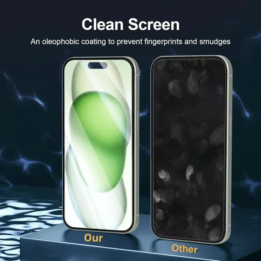 3er-Set DIXSG Panzerglas Display Schutzfolie für iPhone 11 bis iPhone 17 Pro Max, transparent - Bild 2