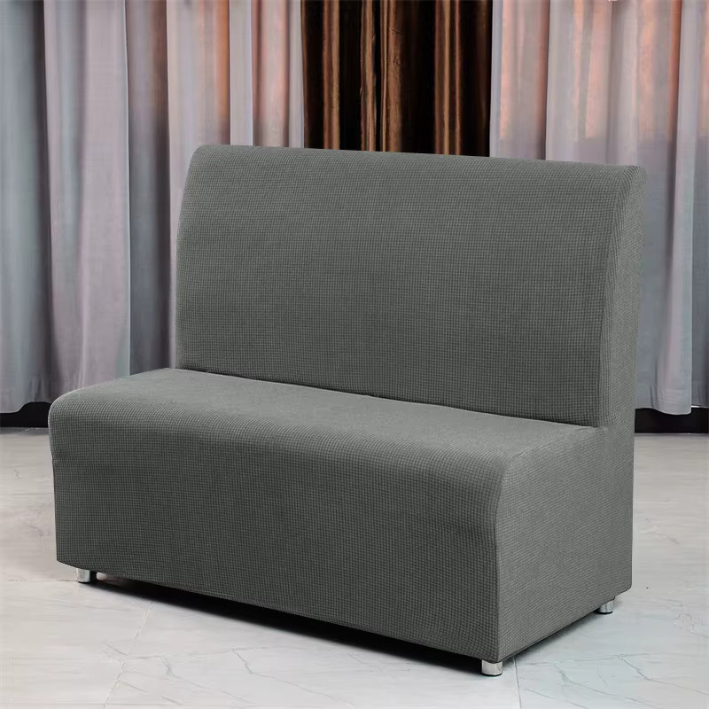 Yupartex All-inclusive Sofabezug in Grau, elastische und rutschfeste Sitzschutzhülle für dein Sofa - Bild 4