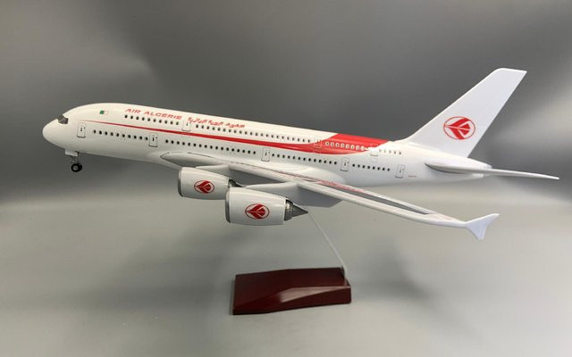 ZOCO AIR Algerien A380 Flugzeugmodell, Maßstab 1:160, Druckguss-Harz - Bild 1