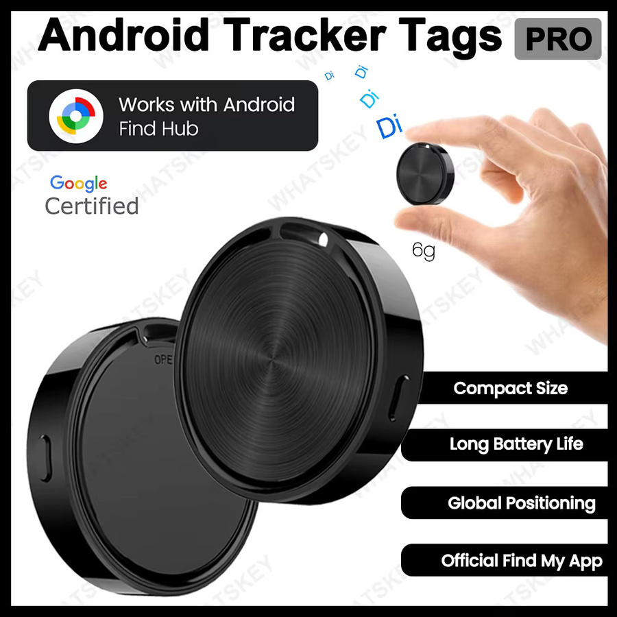 Google Find My Mini GPS Tracker für Android zur Ortung von Haustieren und Gegenständen in Schwarz - Bild 5