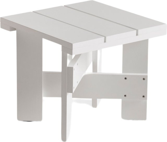 HAY Crate Low Table aus lackiertem Kiefernholz in Weiß - Bild 1