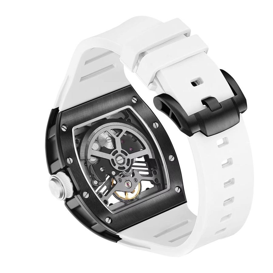 Daniel Gorman Armbanduhr Automatik, Edelstahl, Schwarz, Herren - Bild 2