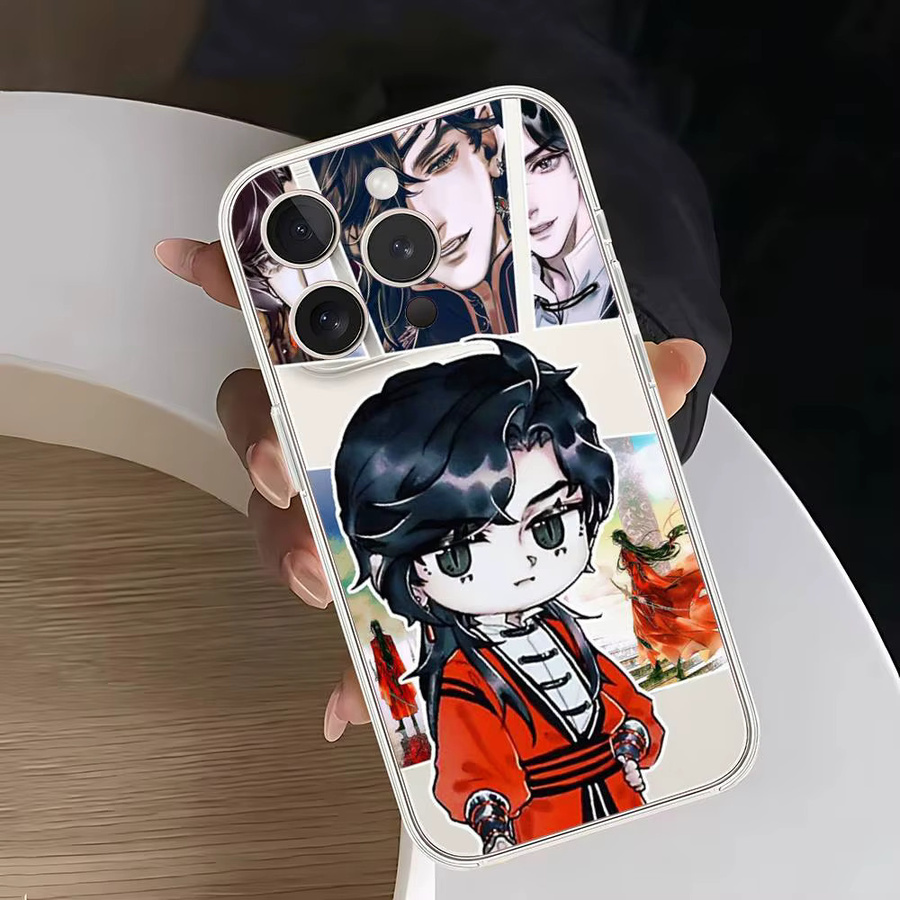 Tian Guan Ci Fu Handyhülle für Apple iPhone 11 12 13 14 15 16 Pro Max Plus X XR XS Transparent Weiche Schutzhülle - Bild 4