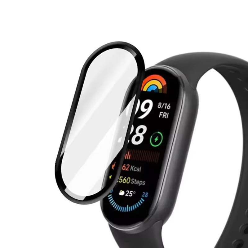 Xiaomi Screen Protector 3D gebogene Vollabdeckung für Mi Band 10 9 8 7 6 5 4 transparent - Bild 6