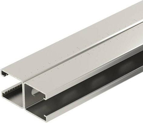 OBO Bettermann Profilschiene in Silber, H x B x L: 82,00 mm x 41,00 mm x 3 m - Bild 1