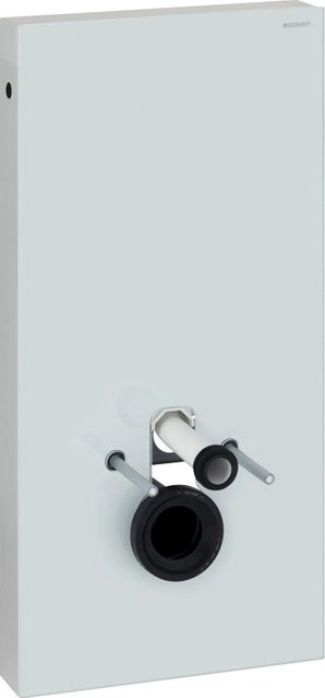 Geberit Sanitärmodul Monolith für Wand-WC in Weiß mit Glasoberfläche, Höhe: 101 cm - Bild 1