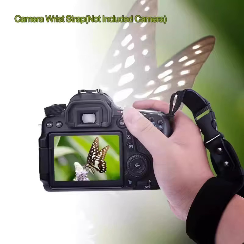RG Kamera-Handschlaufe in Schwarz, leichter und schnell abnehmbarer Kamera-Handriemen für Canon, Nikon, Sony und Fujifilm DSLR-Kameras - Bild 4