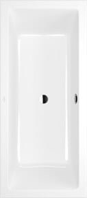 Villeroy & Boch Rechteck-Badewanne Newo in Weiß mit mittigem Ablauf, B/T: 160 x 75 cm - Bild 1