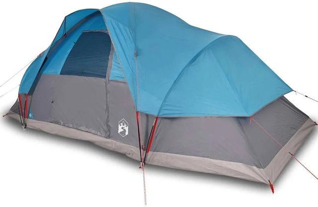 Furnicato Familienzelt Kuppel Blau B/T/H: 488 x 274 x 190 cm - Bild 1