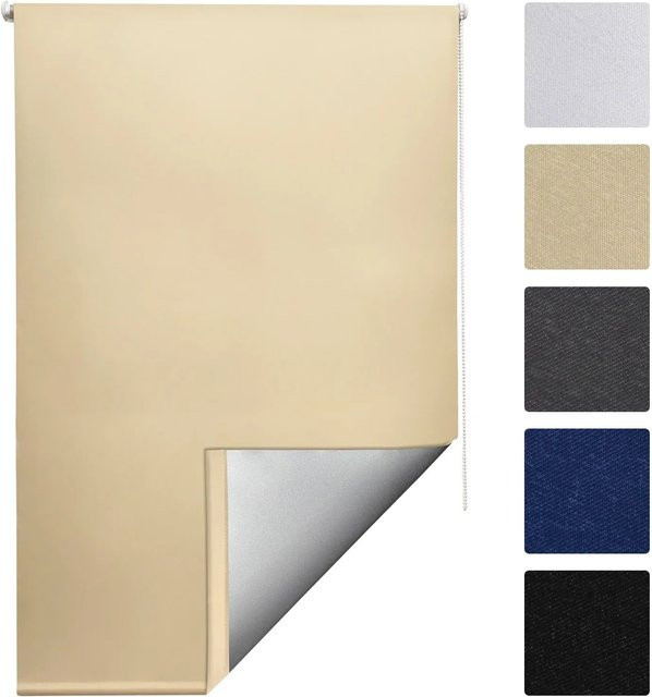 Sol Royal SolReflect T42 Thermorollo Creme, UV-beständig und thermoisolierend, Breite: 40 cm, Höhe: 160 cm - Bild 1