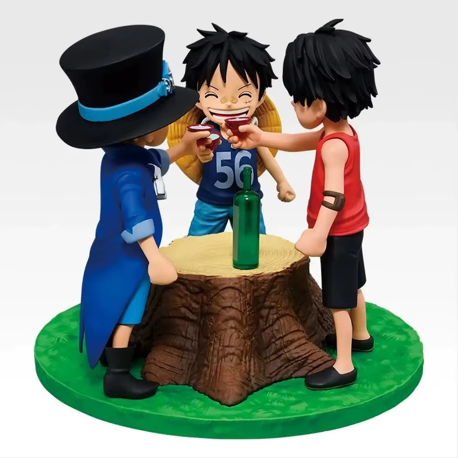BANDAI One Piece Dramatic Memories Luffy Sabo Bonney Kuma Robin Saul Ace, Figur, Anime Modell Spielzeug - Bild 3