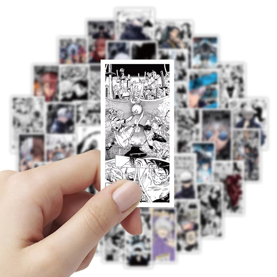 50 Stück Jujutsu Kaisen Gojo Satoru Anime Sticker Set von Bandai in Multicolour - Bild 3