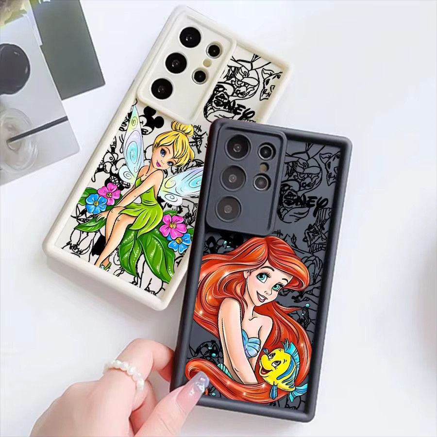 Disney Princess Cartoon Softcover Handyhülle für Samsung Galaxy S26 Ultra S25 S24 S23 S22 S21 S20 FE Plus und Edge in Multicolour - Bild 4