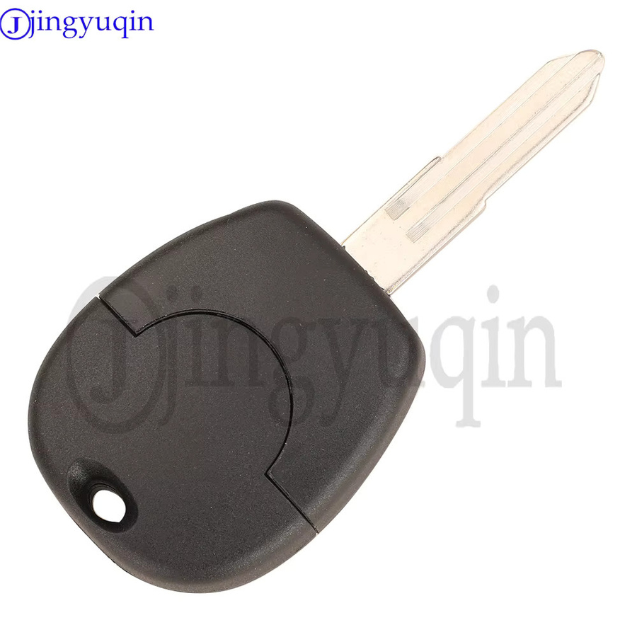 Jingyuqin Autoschlüssel Fernbedienung mit ID46 Chip für Nissan Patrol Navara X-Trail Serena Primera Micra Almera, 433MHz, Schwarz - Bild 2