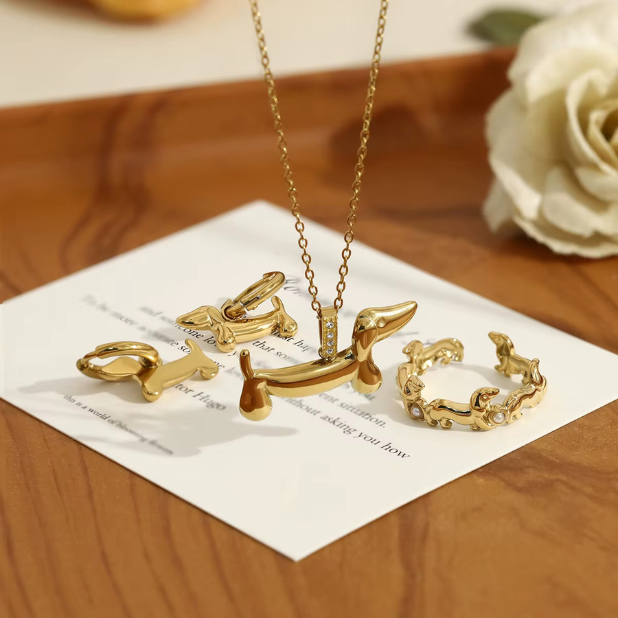 WILD & FREE Schmuckset Edelstahl, Gold, Damen - Bild 3