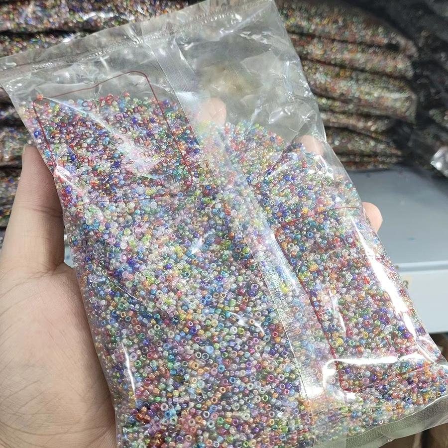 JHNBY Perlen Spacer, bunte Reis Form, 2/3/4mm, für Schmuck DIY - Bild 4