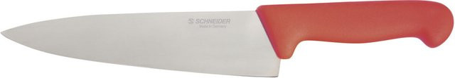 Schneider Kochmesser mit Schutzhülle, Edelstahl, Rot, Klingenlänge: 20 cm - Bild 1