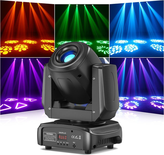U'King 85W LED Moving Head Bühnenlicht mit DMX512 RGBW Strahl und 3/5 Prisma Effektlicht für DJ, Disco und Party - Bild 1