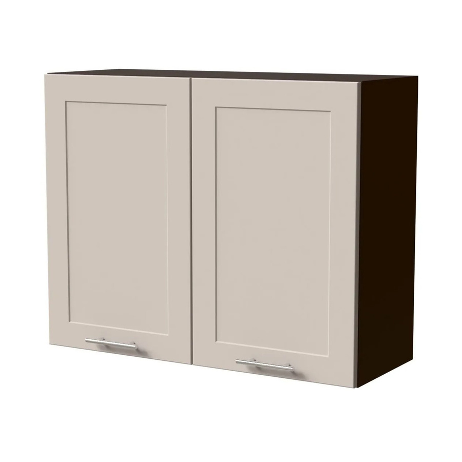 Feldmann-Wohnen Hängeschrank Oslo in Lava und Kaschmir Matt, Wandmontage, B/T/H: 90 x 32,5 x 72 cm - Bild 2