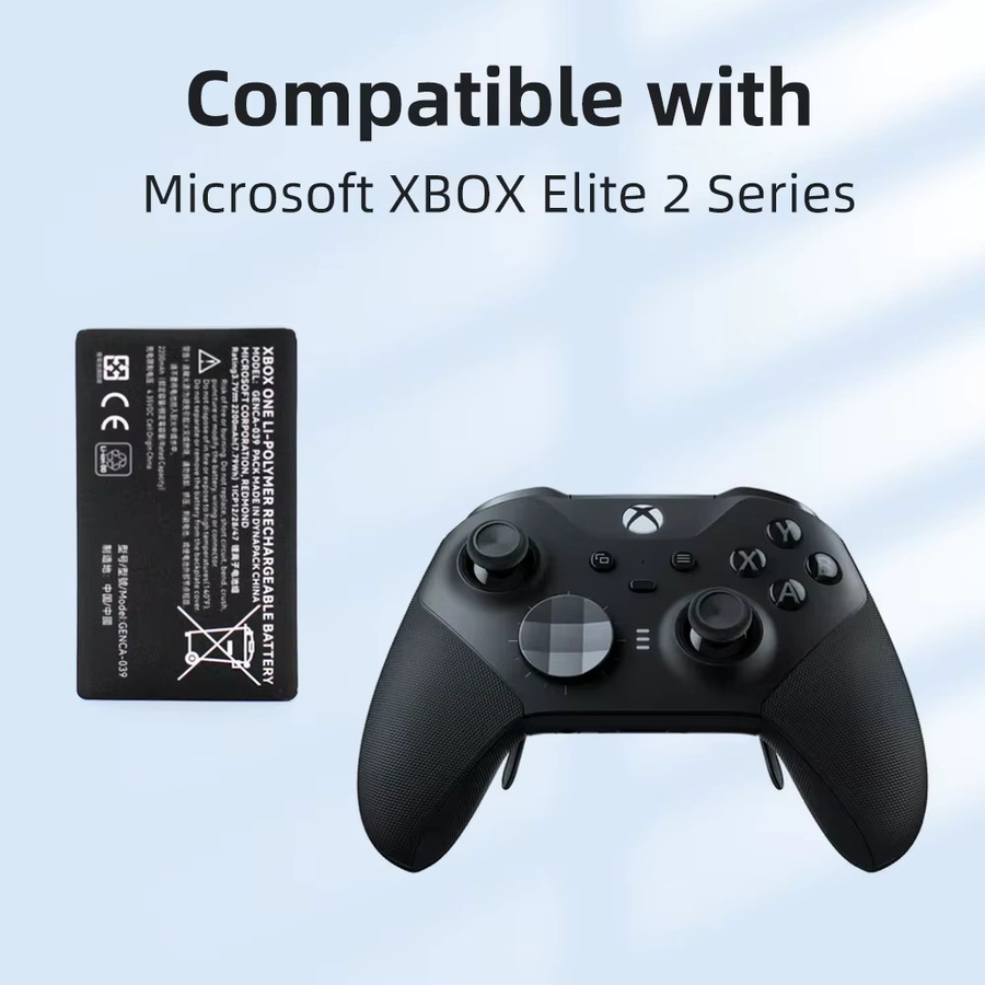 PHOMAX GENCA-039 Akku für Microsoft Xbox Elite Series 2 Controller 1797, 3,7V 2050mAh, Schwarz - Bild 4