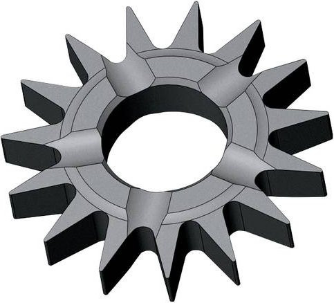Flex HM Fräsräder spitz grau 12,0 mm - Bild 1