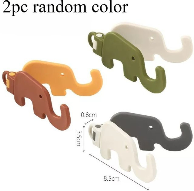 2 Stück Elefanten-Handyhalter in Multicolour - Bild 1