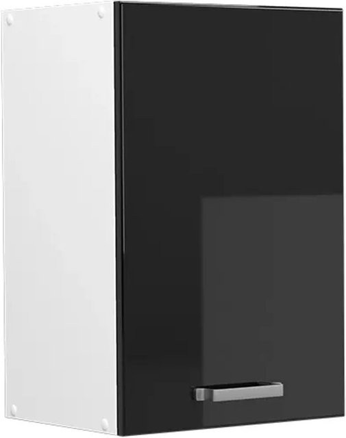 Vicco Hängeschrank R-Line Küchenschrank modern in Weiß und Schwarz B: 40 cm, H: 60 cm, T: 31 cm - Bild 2