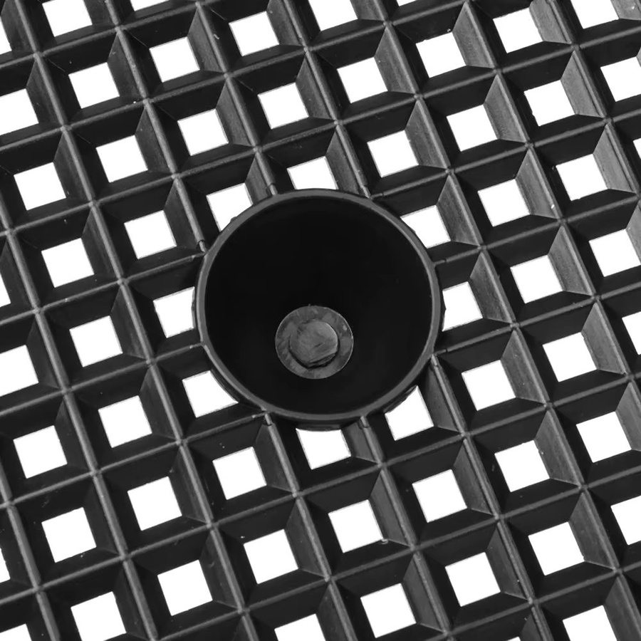 Schwarzer Pflanzenständer mit Untertasse für Terrasse und Deck, Höhe: 20 cm, 30 cm oder 40 cm - Bild 3