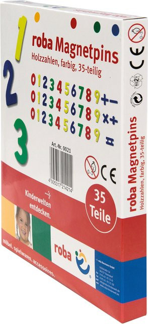 Roba Holzmagnetzahlen, 35-teiliges Set - Bild 1