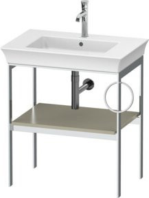 Duravit Waschtisch-Konsole White Tulip in Weiß matt, Wandmontage, Breite: 68,4 cm, Tiefe: 45 cm - Bild 1
