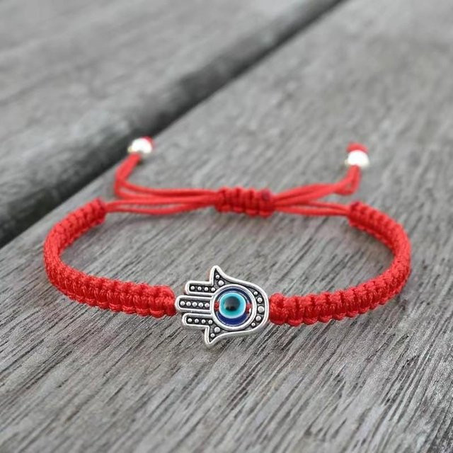 Viceer Armband, rotes Seilarmband, verstellbar, Damen - Bild 1