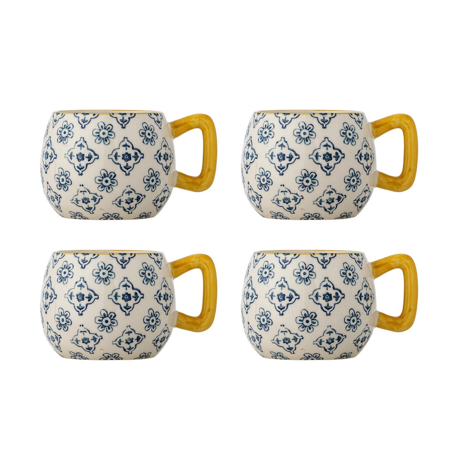 Bloomingville Espresso-Set Wrenna aus Steingut, 4 Stück - Bild 1
