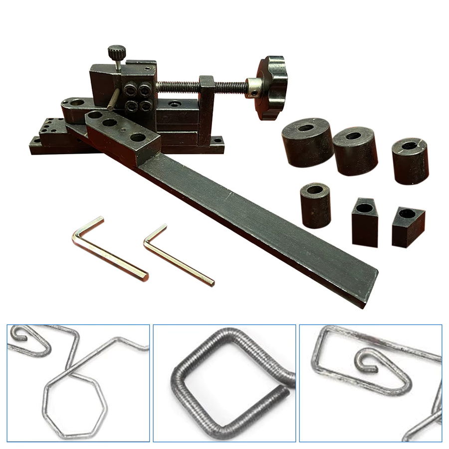 Manuelle Metallbiegermaschine von TOOL1SHOoo als Mini-Metallbiegewerkzeug für 12 mm Stahlstangen und Draht zur Metallbearbeitung - Bild 6