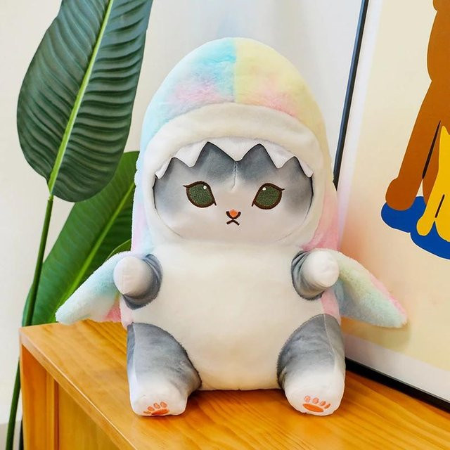 Yiran Health & Beauty Haifischkatze Plüschtier, 25cm, Bunt / Mehrfarbig - Bild 1