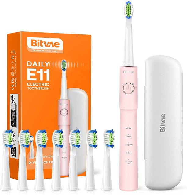 Elektrische Zahnbürste Bitvae E11 in Rosa - Bild 1