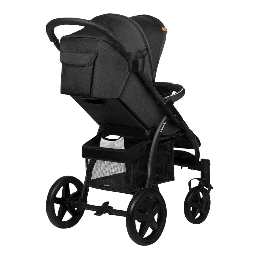 Lionelo Kinderwagen Annet Plus Kombikinderwagen in Schwarz mit Federung - Bild 2