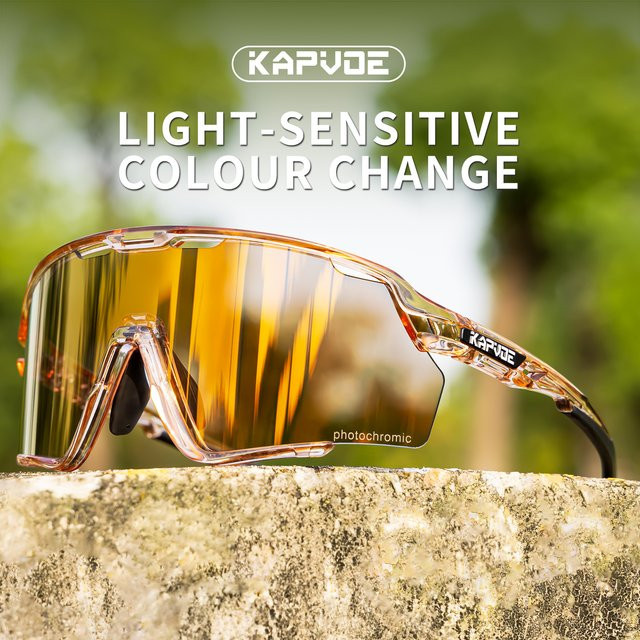 Kapvoe Sportsonnenbrille, Vollrand, Kunststoff, Unisex - Bild 1