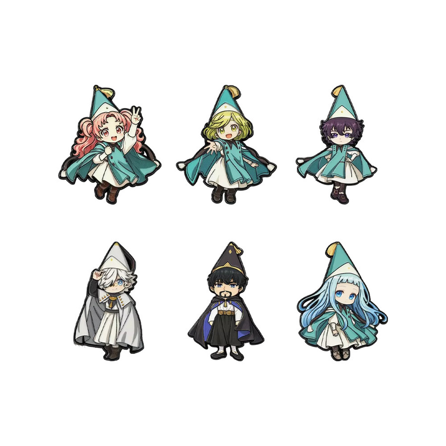 Atelier Coco Broschen, 6er-Set Hexenhüte Anime Emaille-Pins, Unisex - Bild 6