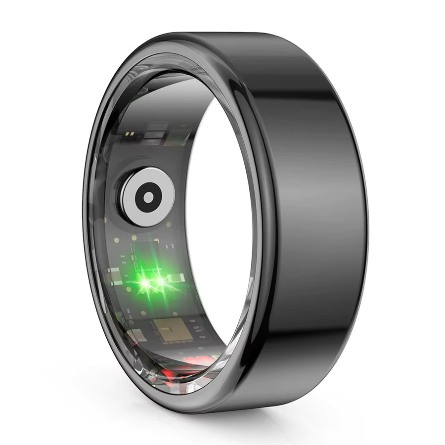 COLMI R02 Smart Ring mit Titanstahlgehäuse in Schwarz oder Gold für Gesundheitsüberwachung und Multisportmodi, IP68 und 3ATM wasserdicht, Unisex - Bild 4