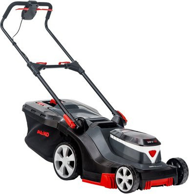 AL-KO Akku-Rasenmäher Premium 36 V in Schwarz mit 38 cm Schnittbreite, inklusive 4 Ah Akku, Ladegerät, Fangkorb und Mulchkit - Bild 1