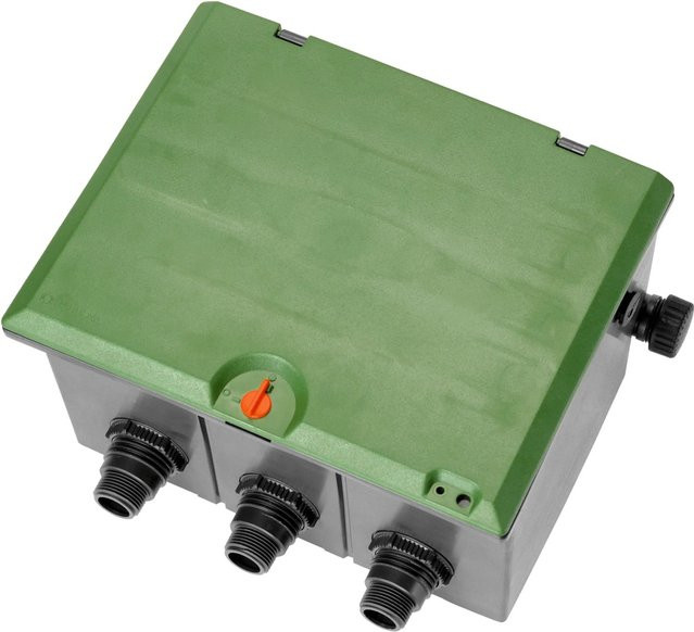 Gardena Ventilbox V3 Ventilschacht für 3 Bewässerungsventile 9 V oder 24 V mit 25 mm Anschluss - Bild 1