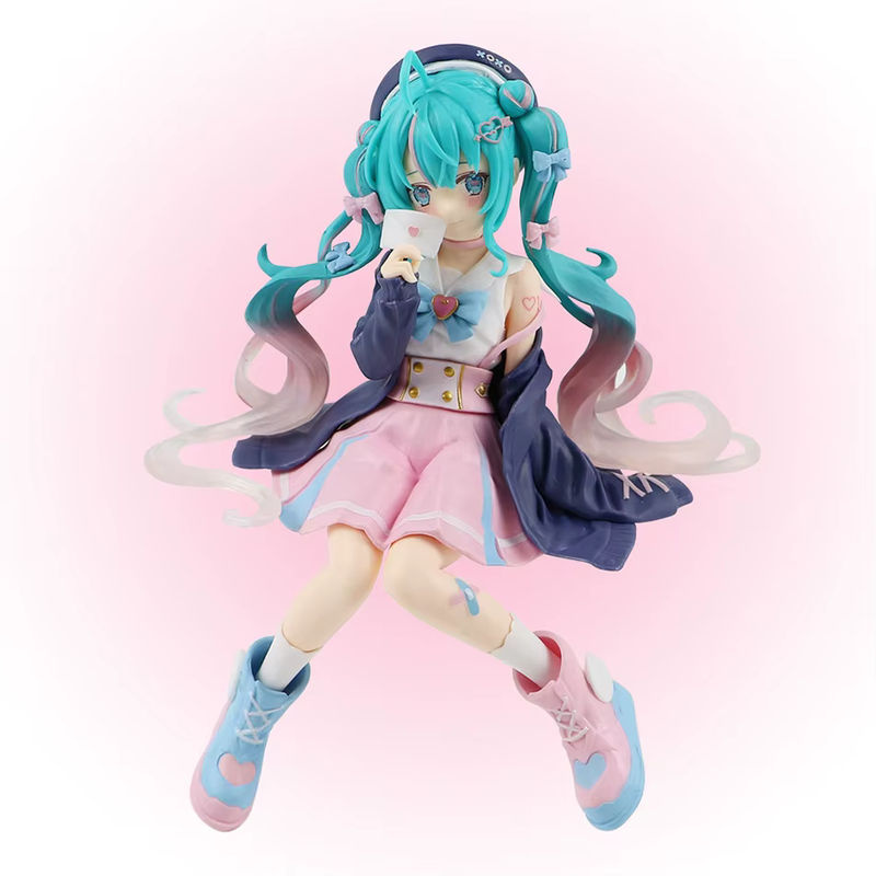 Bandai Hatsune Miku Anime Figur Pink Sakura Edition aus Kunststoff - Bild 2