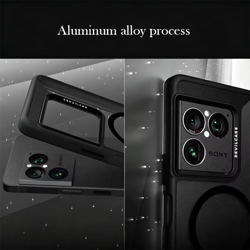 DEVILCASE Schutzhülle für Sony Xperia 1 VIII in Schwarz mit kabelloser Ladefunktion - Bild 2