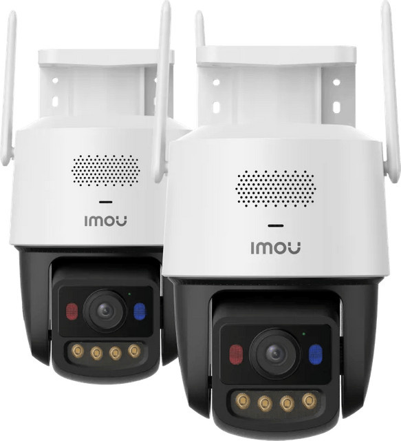 Imou Titan Pro Doppelpack Überwachungskameras in Weiß mit Wi-Fi und Ethernet/LAN - Bild 1