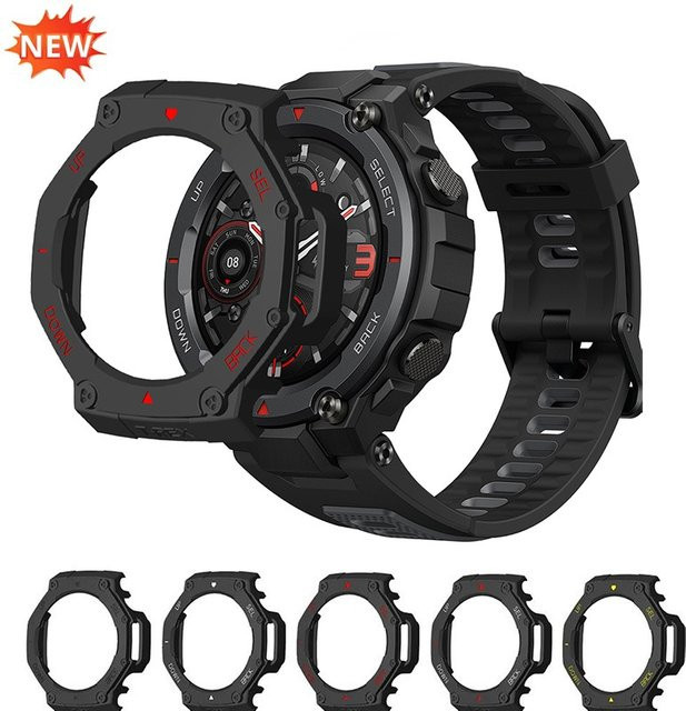 CAOWTAN Schutzhülle für Amazfit T-Rex 3, Schwarz - Bild 1