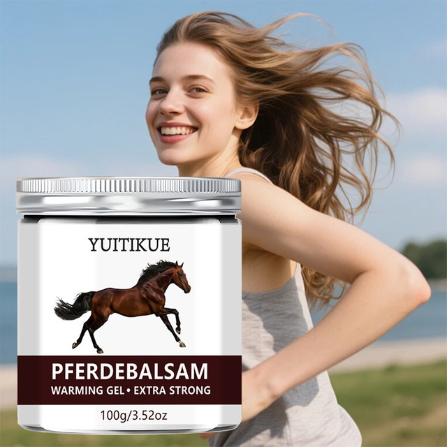 YUITIKUE Pferdebalsam Wärmegel, 100g, Körperpflege - Bild 1