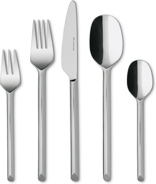 Villeroy & Boch Tafelbesteck like. Set aus Edelstahl in Silber, 20-teilig - Bild 1